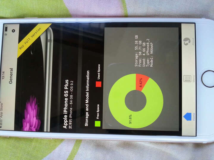 Apple iPhone 6s plus (A1699) 64G 金色 移动联