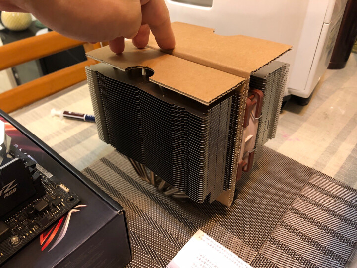 猫头鹰（NOCTUA）NH-D15S CPU散热器(多平台2011/115X/AMD/1700/CPU双塔散热器/6热管/兼容梳子内存不挡显卡) 晒单图