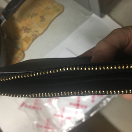 COACH 蔻驰 奢侈品 女士手拿包 卡其米色PVC短款零钱包 F54629 IMCA9 晒单图