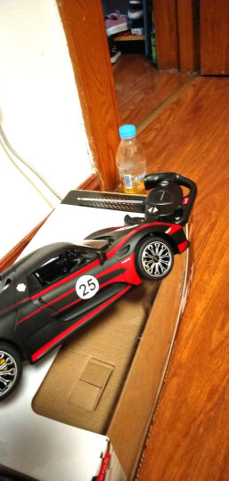 星辉(Rastar) 遥控车 1：14保时捷918赛车版外置USB充电可漂移跑车男孩儿童玩具车模型70770-1黑色 晒单图