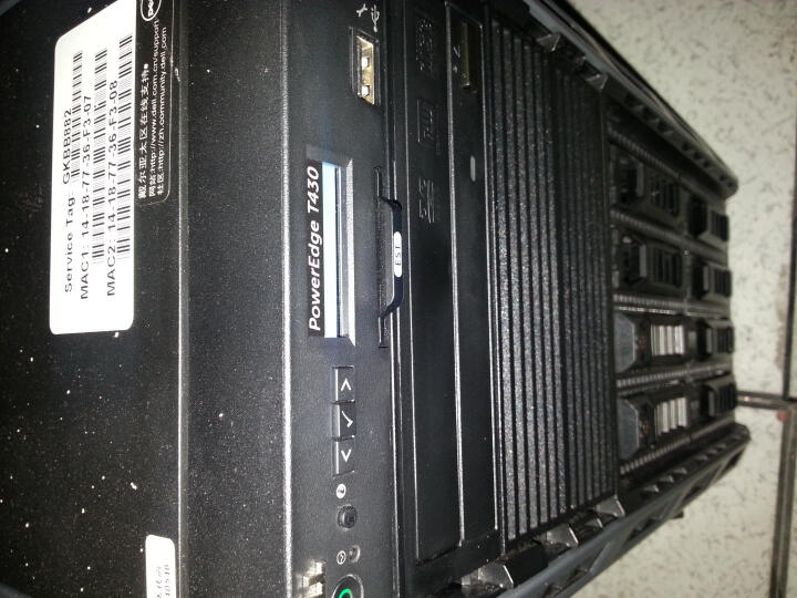 戴尔 DELL T430服务器（E5-2603/8G/2T SAS有线硬盘/H330/DVDRW/450W冷电 )三年保修/硬盘不返还 晒单图