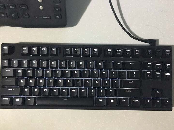 酷冷至尊(CoolerMaster)极光 青轴 游戏机械键