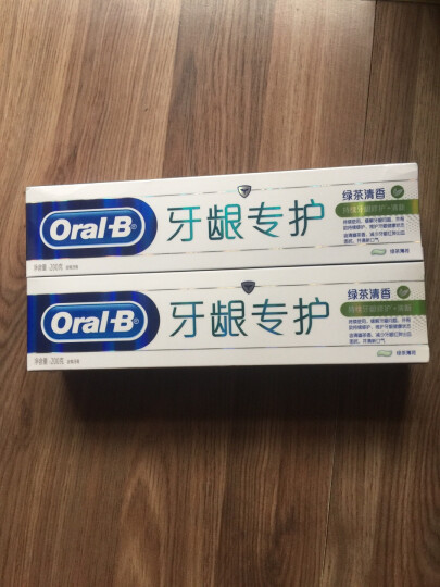 Oral-B/欧乐B 牙龈专护茶爽牙膏200gx2 晒单图
