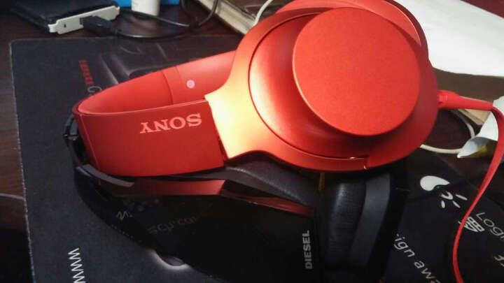 索尼(SONY)MDR-100AAP h.ear系列耳机 朱砂