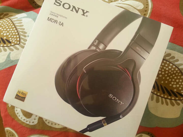 索尼(SONY)MDR-1A 高解析度 立体声耳机 黑色