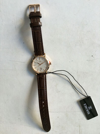 依波(EBOHR)手表 时代元素系列时尚百搭白面