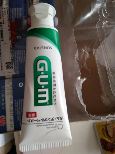 G.U.M 全仕康日本进口牙周护理牙膏香草薄荷味120g*3 晒单图