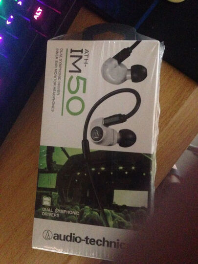 铁三角(Audio-technica) ATH-IM50 WH 双动圈入