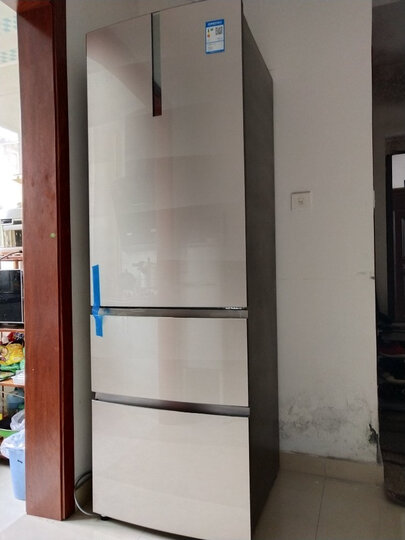 【99新】卡萨帝海尔冰箱 变频风冷无霜 干湿分储三门冰箱BCD-360WDCAU1样品机 金色布伦斯WDCAU1 晒单图