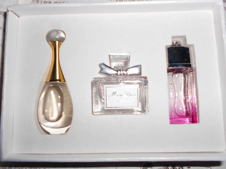 迪奥Dior香水3件套装礼盒装真我5ml花漾小姐5