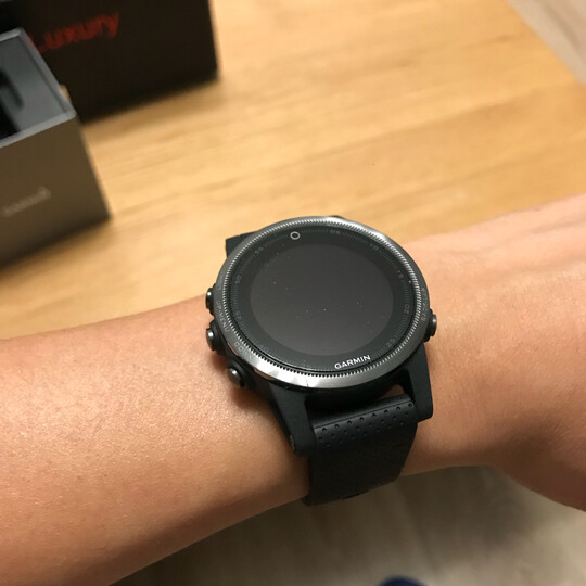 佳明(GARMIN)Fenix5S飞耐时5S中文蓝宝石玻璃镜面皮表带GPS多功能登山跑步智能运动表游泳户外腕表光学心率 晒单图