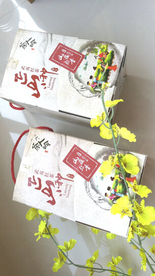 茶人岭 茶叶 红茶礼盒 正山小种 一级正山小种配汝窑杯茶具茶叶礼盒 500g 晒单图