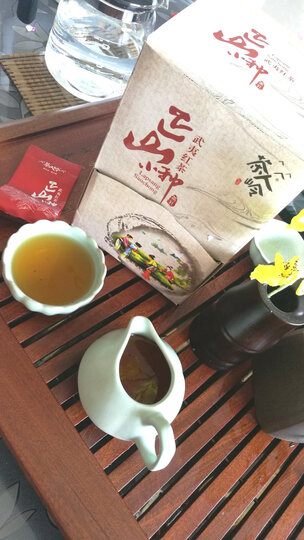 茶人岭 茶叶 红茶礼盒 正山小种 一级正山小种配汝窑杯茶具茶叶礼盒 500g 晒单图