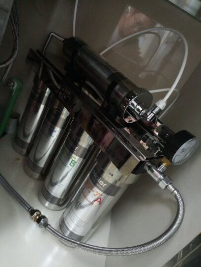 海尔（Haier）净水器 家用直饮机 不插电无废水自来水过滤器 超滤净水机HU603-5(A)软化版 净化升级 晒单图