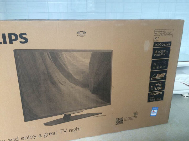 飞利浦(PHILIPS)55PFF3655\/T3 55英寸 全高清