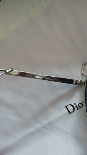 DIOR 迪奥 女款银色镜框蓝色镀膜镜片眼镜太阳镜 DIORSIDERAL2 JA6T7 56mm 晒单图