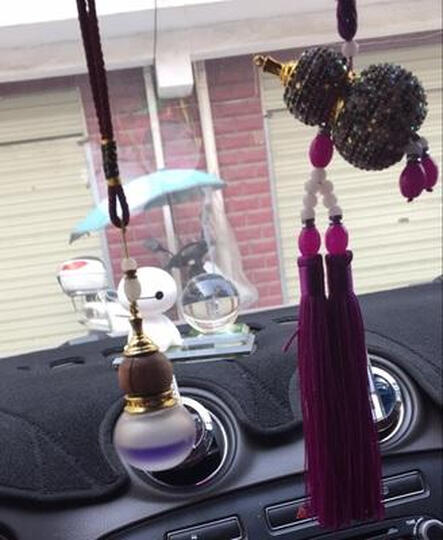 锦佳 大白水晶汽车香水座 车载摆件 大白车内用