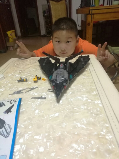 积高（COGO）军事积木隐形战斗飞机 立体拼装隐形轰炸机积木模型 儿童益智玩具400片 13351 晒单图