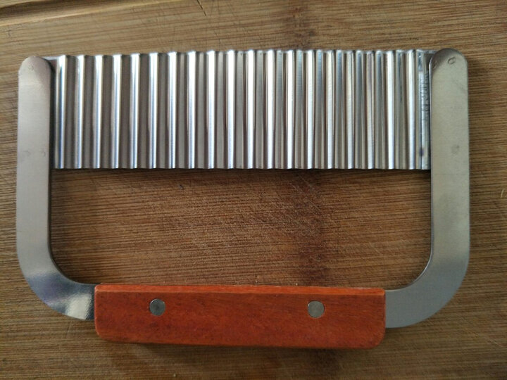 创意多功能切菜器波浪形土豆切花刀 狼牙土豆刀 不锈钢土豆切刀切条器