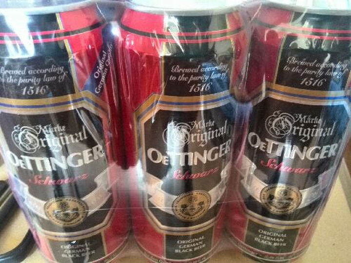 德国 Oettinger奥丁格黑啤酒 500ml*6听--奥丁格