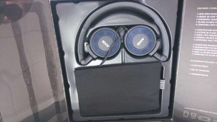 420 头戴可折叠便携式耳机 海军蓝--AKG420拆