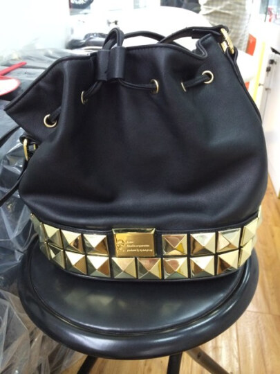 阿札AZA水桶包 2014新款时尚女包 欧美风金属