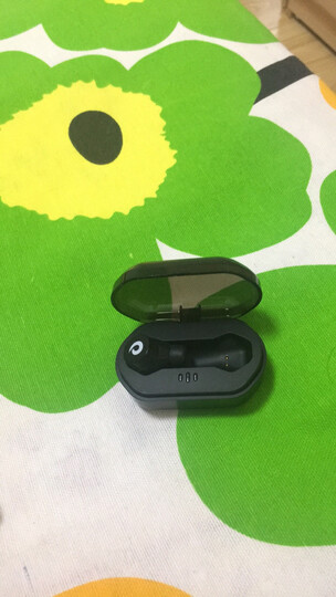 现代(HYUNDAI)GW10蓝牙耳机 无线运动迷你隐形双耳入耳式重低音TWS真无线商务蓝牙耳机 黑色 晒单图