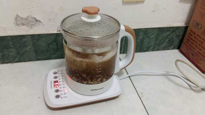 春升级版20大功能加厚玻璃电水壶煎药壶--煮了