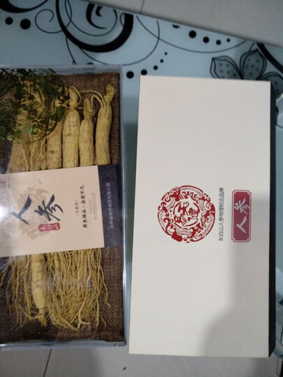易天健 人参长白山生晒参东北特产白参可泡酒煲汤 80克/盒 晒单图