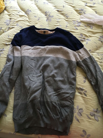 亿型阁 2015长袖t恤男针织衫秋冬男毛衣T恤休