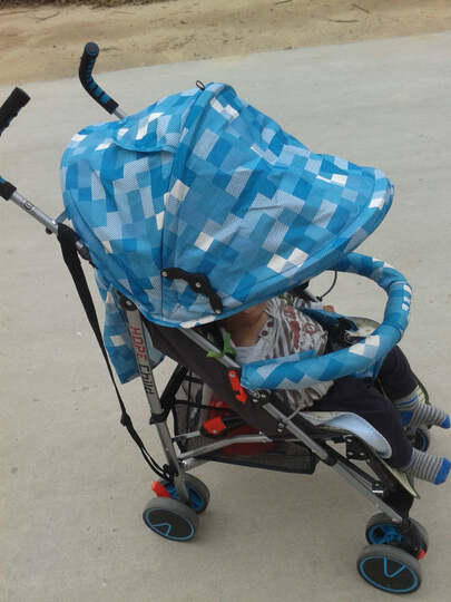 货到付款!呵宝婴儿推车轻便可坐躺好孩子必备