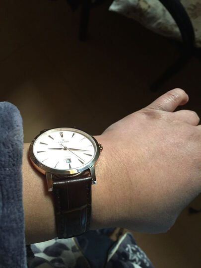 依波(EBOHR)手表 时代元素系列时尚百搭白面