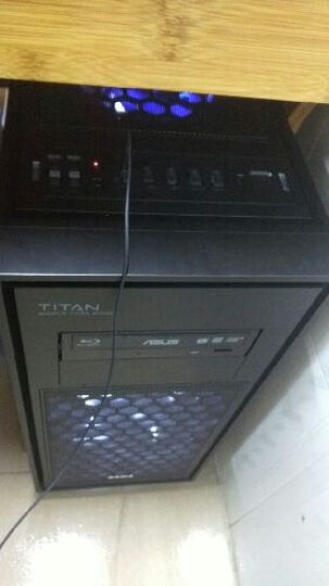 (SAMA)泰坦豪华黑 230mm宽游戏电脑机箱(双