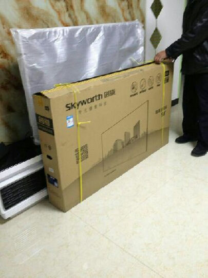 创维(Skyworth) 58V6 58英寸4K超高清彩电智能酷开网络液晶电视机(银色) 晒单图
