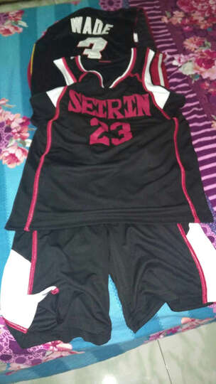 第二代黑子篮球服男套装个性DIY定制篮球衣训