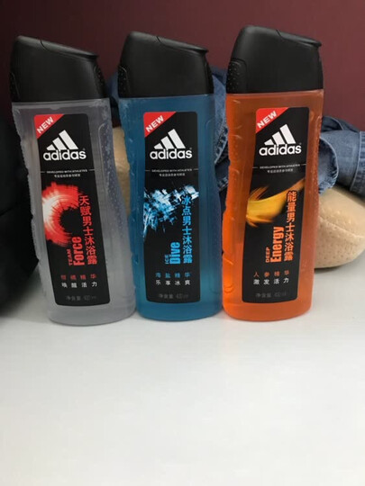 阿迪达斯(Adidas)男士清风香波沐浴露400ml 持久留香控油香波沐浴露 晒单图