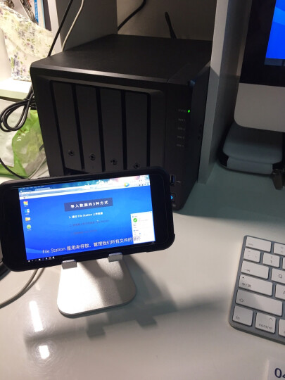 群晖（Synology）DS918+ 四盘位 NAS网络存储服务器 （无内置硬盘） 晒单图