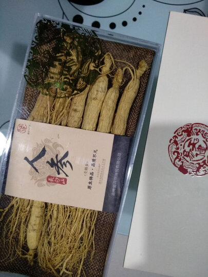 易天健 人参长白山生晒参东北特产白参可泡酒煲汤 80克/盒 晒单图