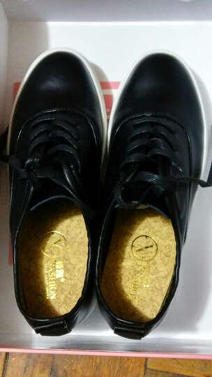 毅雅春季新款牛皮韩版小白鞋潮流乐福鞋 舒适