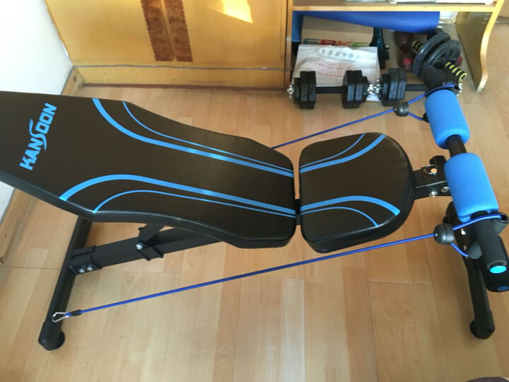 凯速家用健身器材哑铃凳多功能仰卧板多角度可调节仰卧起坐腹肌板飞鸟A109--非常好 没任何问题!