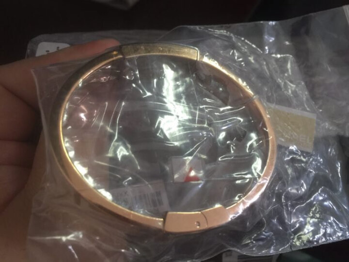 MICHAEL KORS MK迈克.科尔斯 MK手镯 女士金色金属手镯 MKJ2401791 ROSE GOLD 晒单图