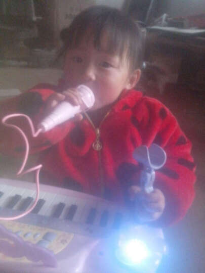 A 粉色 儿童电子琴 女孩小钢琴\/益智早教玩具琴