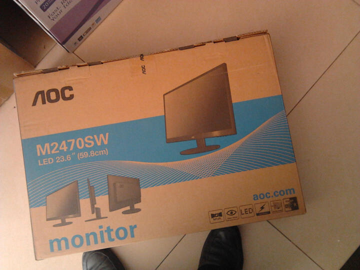 AOC I2476VWM 23.6英寸IPS-ADS广视角护眼