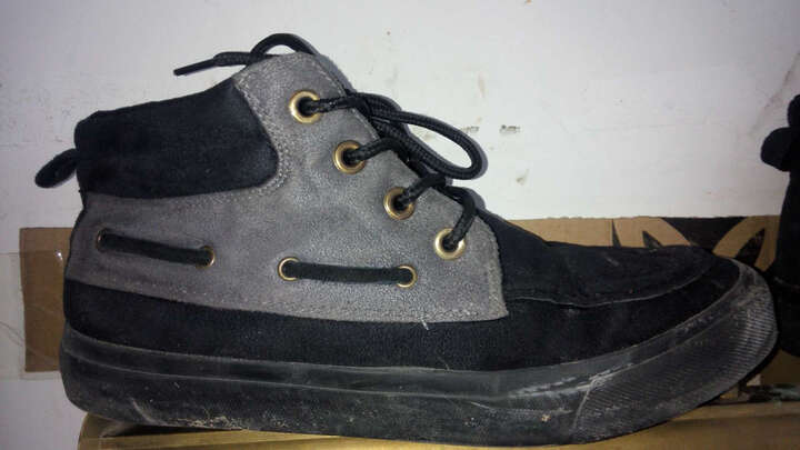 易帝(YIDI)男士冬季新款棉鞋保暖加绒系带拼色