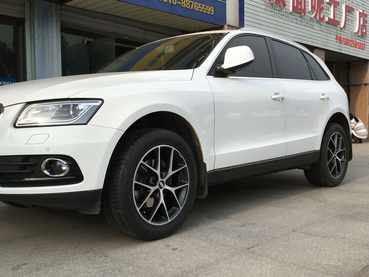 BBS SR款式轮毂 德国原装进口奥迪奔驰A/B/C/E大众高尔夫斯柯达西亚特MINI F56 8*18英寸 亚光黑色+抛光 订阅 晒单图