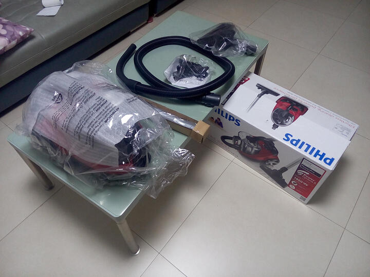 飞利浦(PHILIPS)卧式吸尘器家用大功率大吸力多种吸嘴无尘袋FC8760/81 晒单图