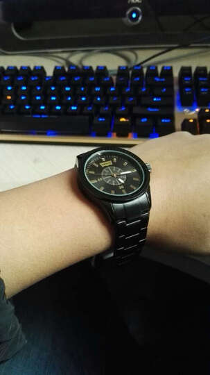 李维斯(Levi's)手表 休闲时尚黑钢石英男表LTI0