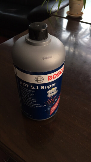 博世(BOSCH)DOT5.1Super 刹车油/制动液 塑料装 通用标准型(干沸点260℃/湿沸点180℃)意大利原装进口一升装 晒单图