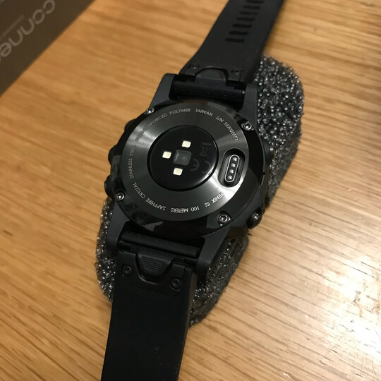 佳明(GARMIN)Fenix5S飞耐时5S中文蓝宝石玻璃镜面皮表带GPS多功能登山跑步智能运动表游泳户外腕表光学心率 晒单图