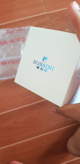 罗西尼(ROSSINI)手表 雅尊商务系列石英皮带情侣表钟表男表JD5573W01A 晒单图